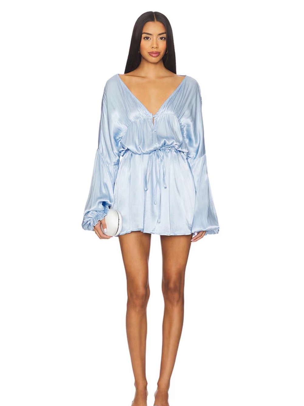 SNDYS Bali Mini Dress in Blue
